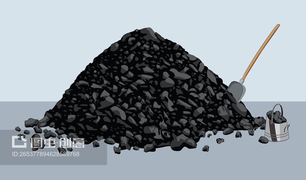 煤堆Pile of coal